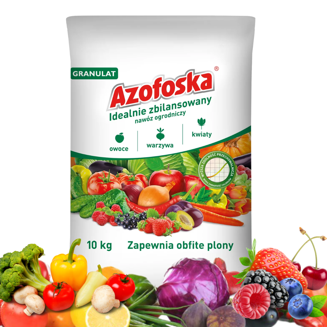 Nawóz ogrodniczy Azofoska granulat worek 10 kg