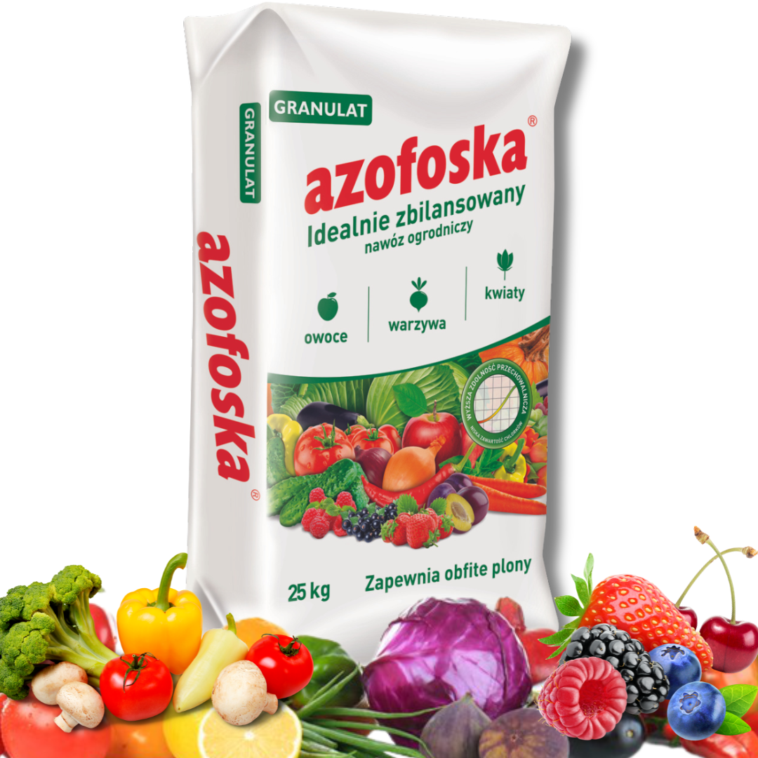 Nawóz ogrodniczy Azofoska granulat worek 25 kg