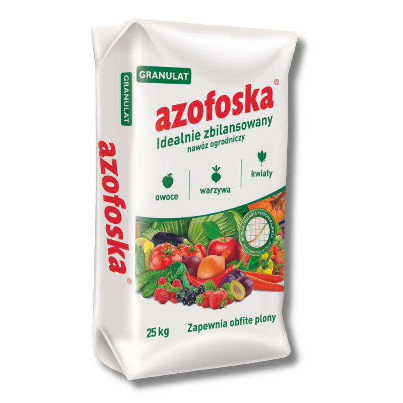 Nawóz ogrodniczy Azofoska granulat worek 25 kg
