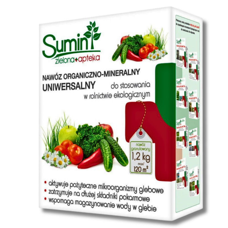 Nawóz organiczno-mineralny uniwersalny Sumin 1 kg