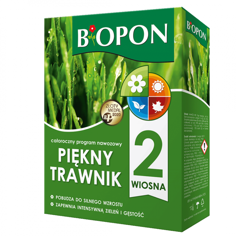 Nawóz piękny trawnik wiosna Biopon 2 kg