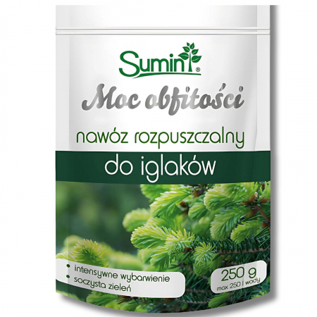 Nawóz rozpuszczalny do iglaków Moc obfitości Sumin 250 g