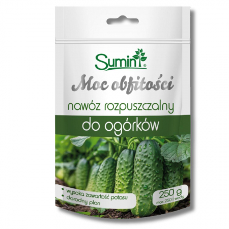 Nawóz rozpuszczalny do ogórków Sumin Moc obfitości 250 g