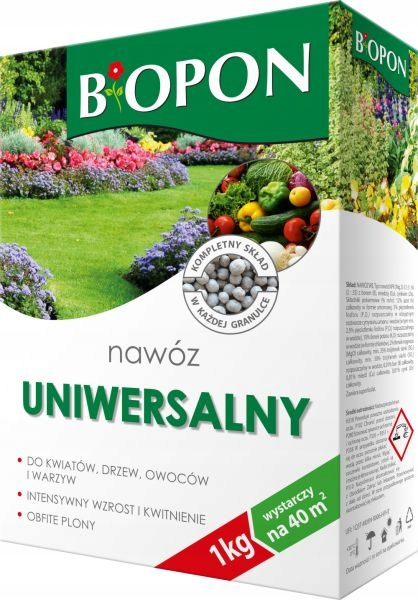 Nawóz uniwersalny granulowany Biopon 1 kg
