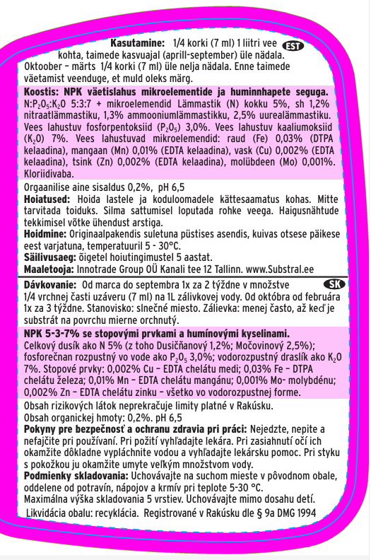 Nawóz w płynie koncentrat Orchidea Substral 250 ml