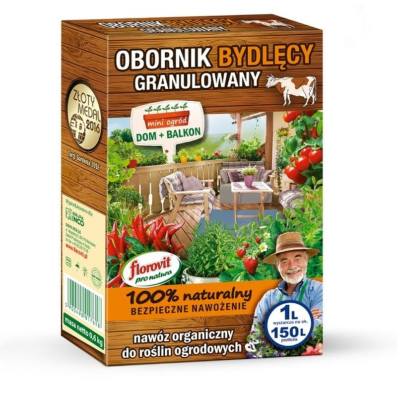 Obornik bydlęcy granulowany Florovit pro natura 600 g