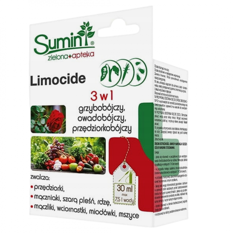 Oprysk na grzyby szkodniki Limocide 3w1 Sumin 30 ml