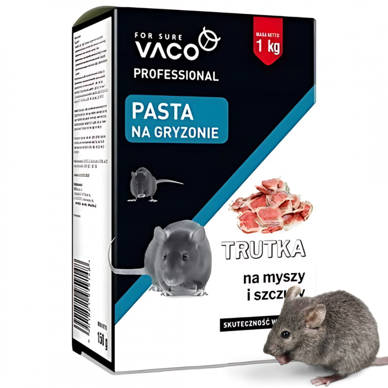 Pasta na myszy i szczury Vaco Professional 1 kg