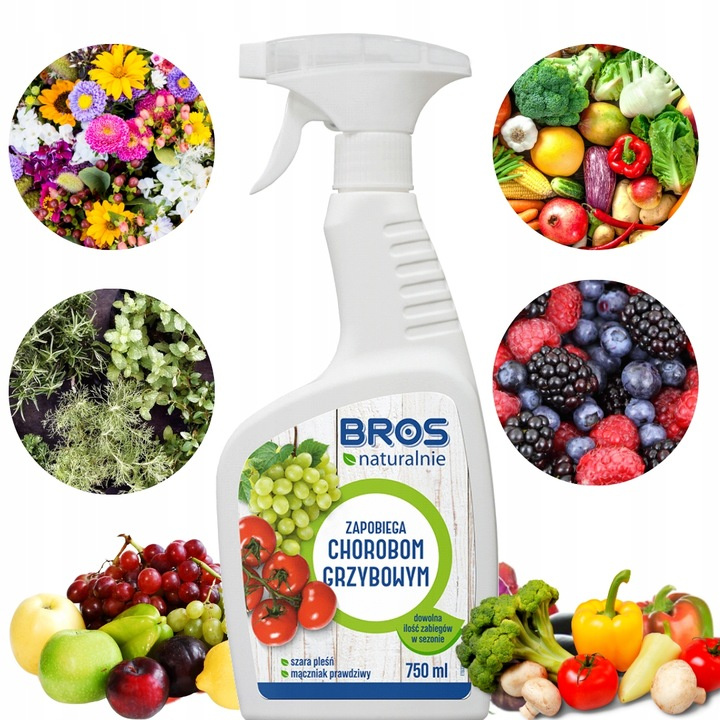 Płyn zapobiegający chorobom grzybowym Bros naturalnie 750 ml