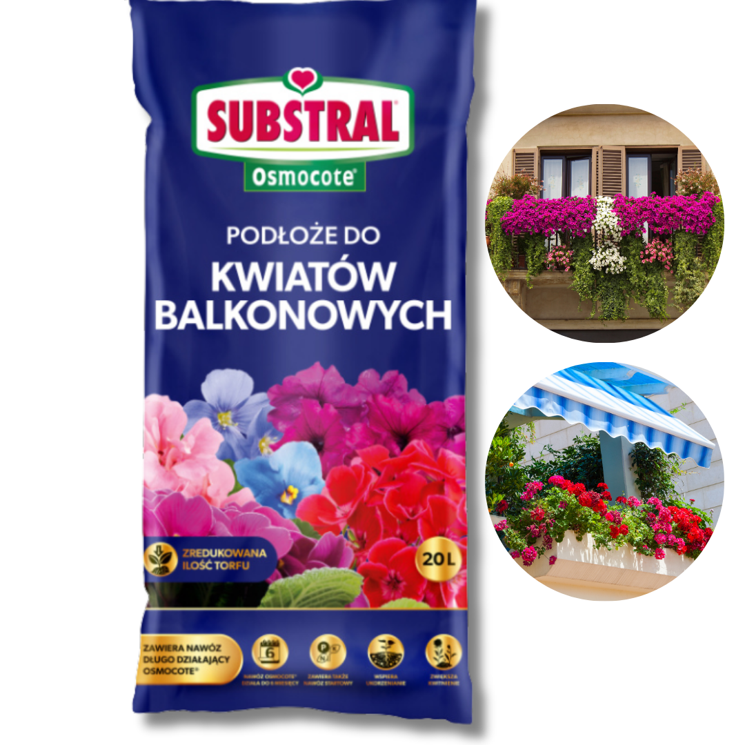 Podłoże do kwiatów balkonowych Substral Osmocote 20 l
