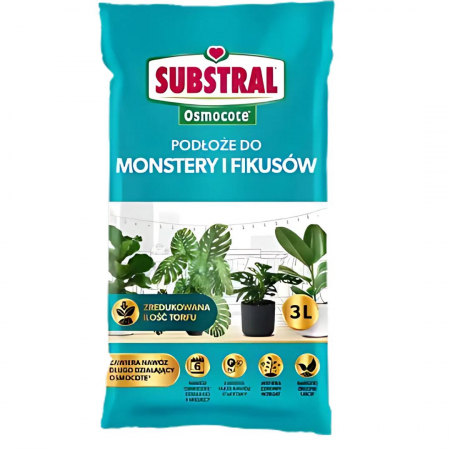 Podłoże do monstery i fikusów Substral Osmocote 3 l