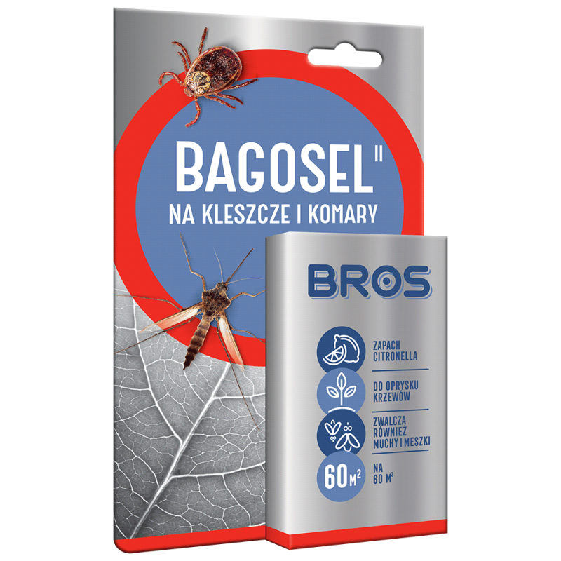 Preparat na komary i kleszcze Bagosel 100ec 30 ml Bros