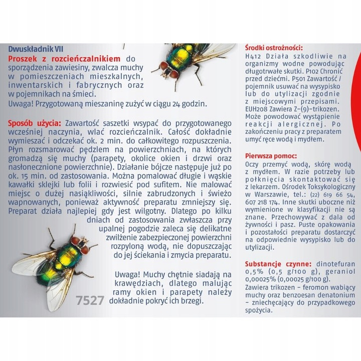 Preparat na muchy dwuskładnikowy Bros