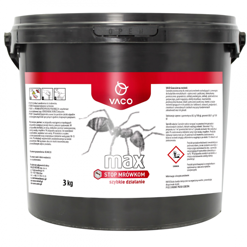 Proszek na mrówki Max Vaco 3 kg
