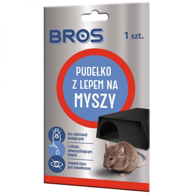 Pudełko z lepem na myszy