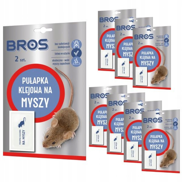 Pułapka klejowa na myszy Bros (2 sztuki)