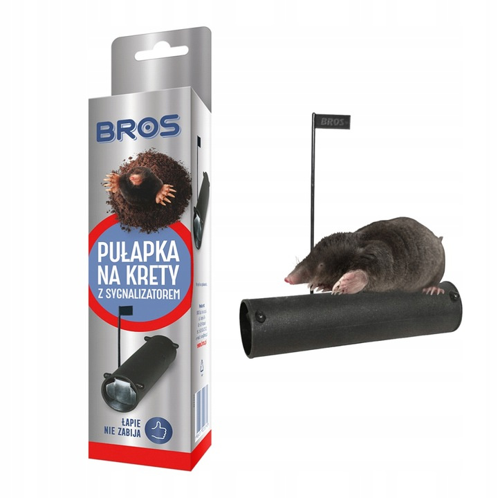 Pułapka na krety z sygnalizatorem Bros