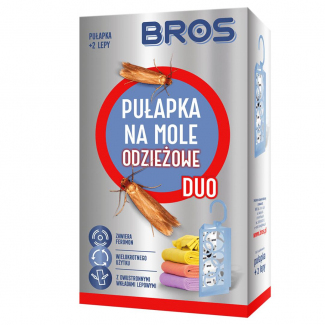 Pułapka na mole odzieżowe Duo + 2 lepy Bros