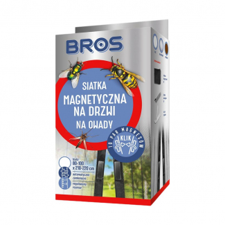 Siatka magnetyczna na drzwi biała Bros (100 cm x 220 cm)