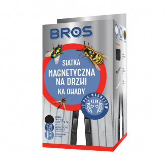 Siatka magnetyczna na drzwi czarna Bros (160 cm x 220 cm)