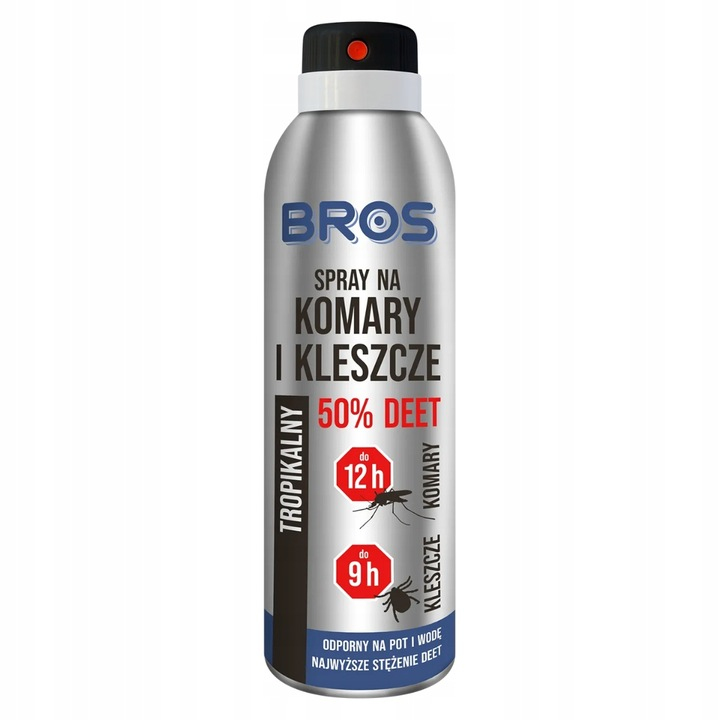 Spray na komary i kleszcze 50 % Deet 90 ml Bros