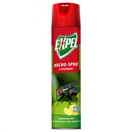Spray na muchy i komary Muchospray Expel cytrynowy 400 ml