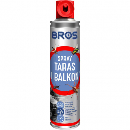 Spray na owady taras i balkon Bros 350 ml
