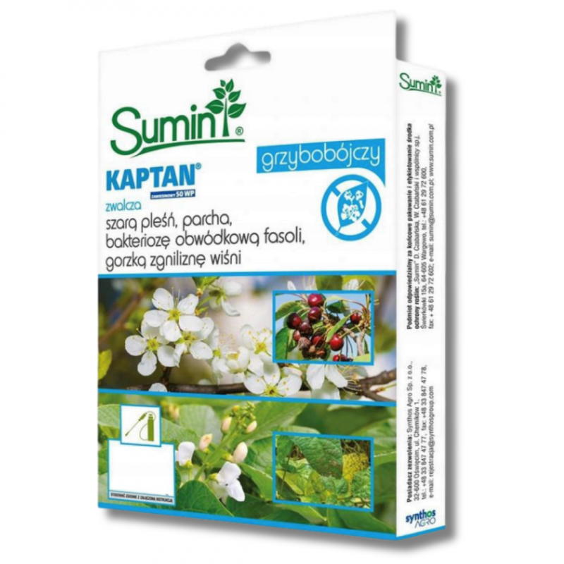 Środek grzybobójczy Kaptan zawiesinowy 50 WP Sumin 50 g