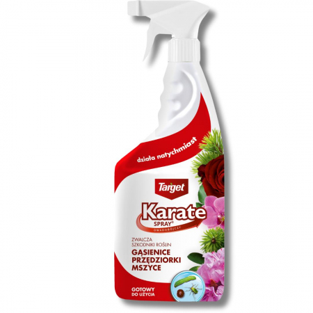 Środek owadobójczy Karate Spray na gąsienice, mszyce, przędziorki Target 750 ml