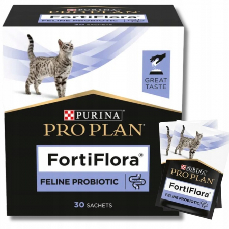 Suplement probiotyczny dla kota Purina Por Plan FortiFlora 1 g (30 sztuk)