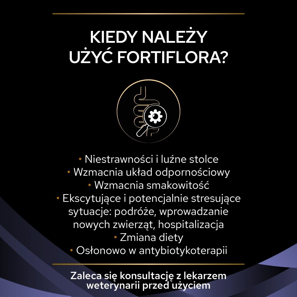 Suplement probiotyczny dla kota Purina Por Plan FortiFlora 1 g ( 7 sztuk)