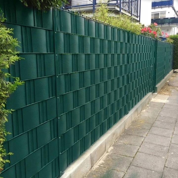 Taśma ogrodzeniowa zielona 35 m x 19 cm + 20 klipsów montażowych