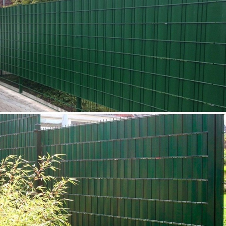 Taśma ogrodzeniowa zielona 35 m x 19 cm + 20 klipsów montażowych