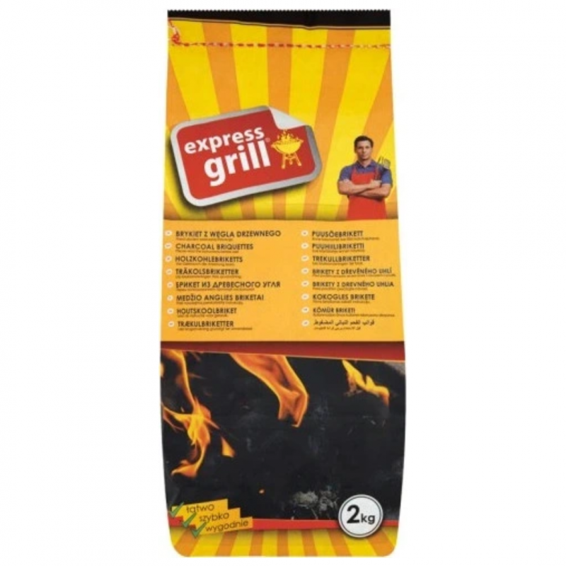 Węgiel drzewny express grill 2 kg