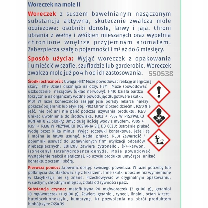 Woreczek na mole lawenda Bros