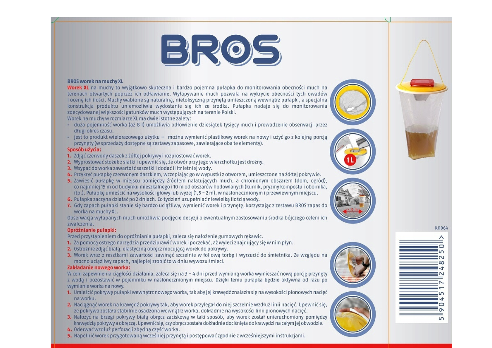 Worek na muchy XL Bros