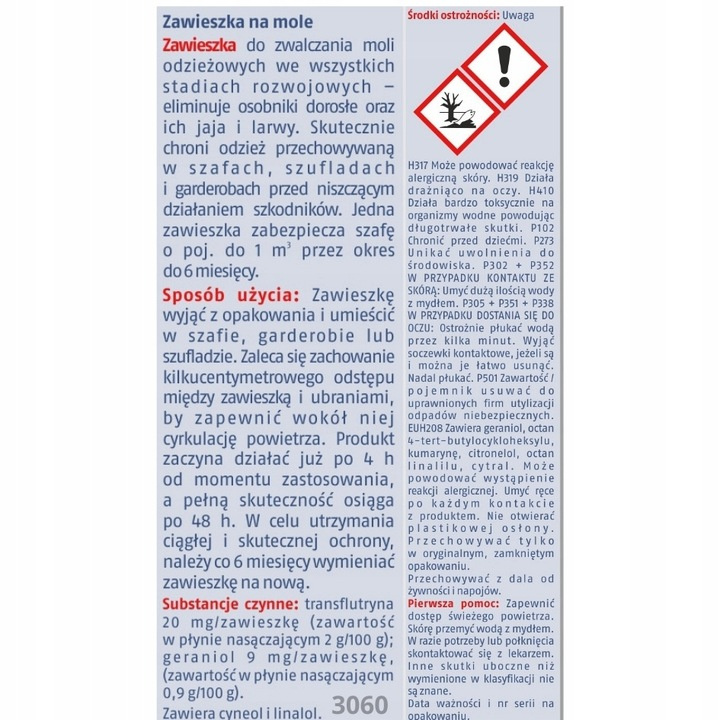 Zawieszka na mole cedrowa Bros