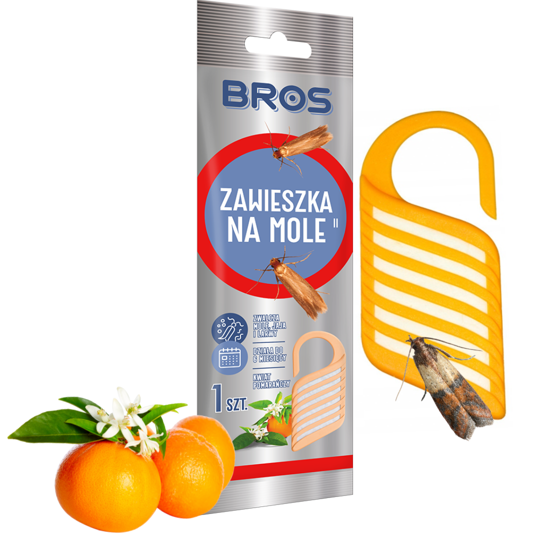 Zawieszka na mole pomarańczowa Bros