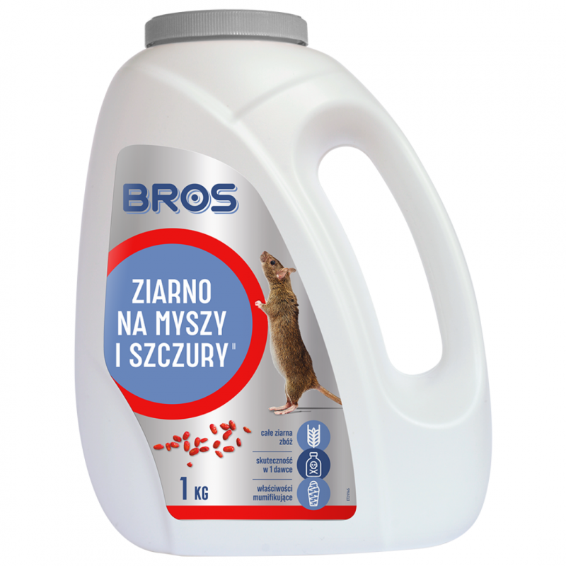 Ziarno na myszy i szczury Bros 1 kg