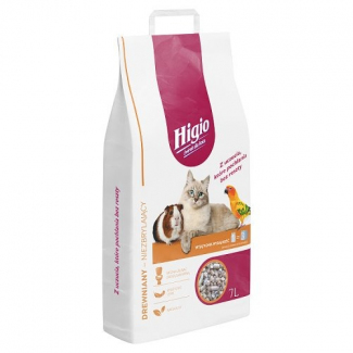 Żwirek uniwersalny drewniany Higio 7 l